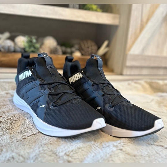 Men’s Black/White PUMA Contempt Demi - Picture 1 of 6